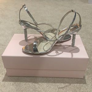 Sophia Webster Rosalind crystal silver sandal